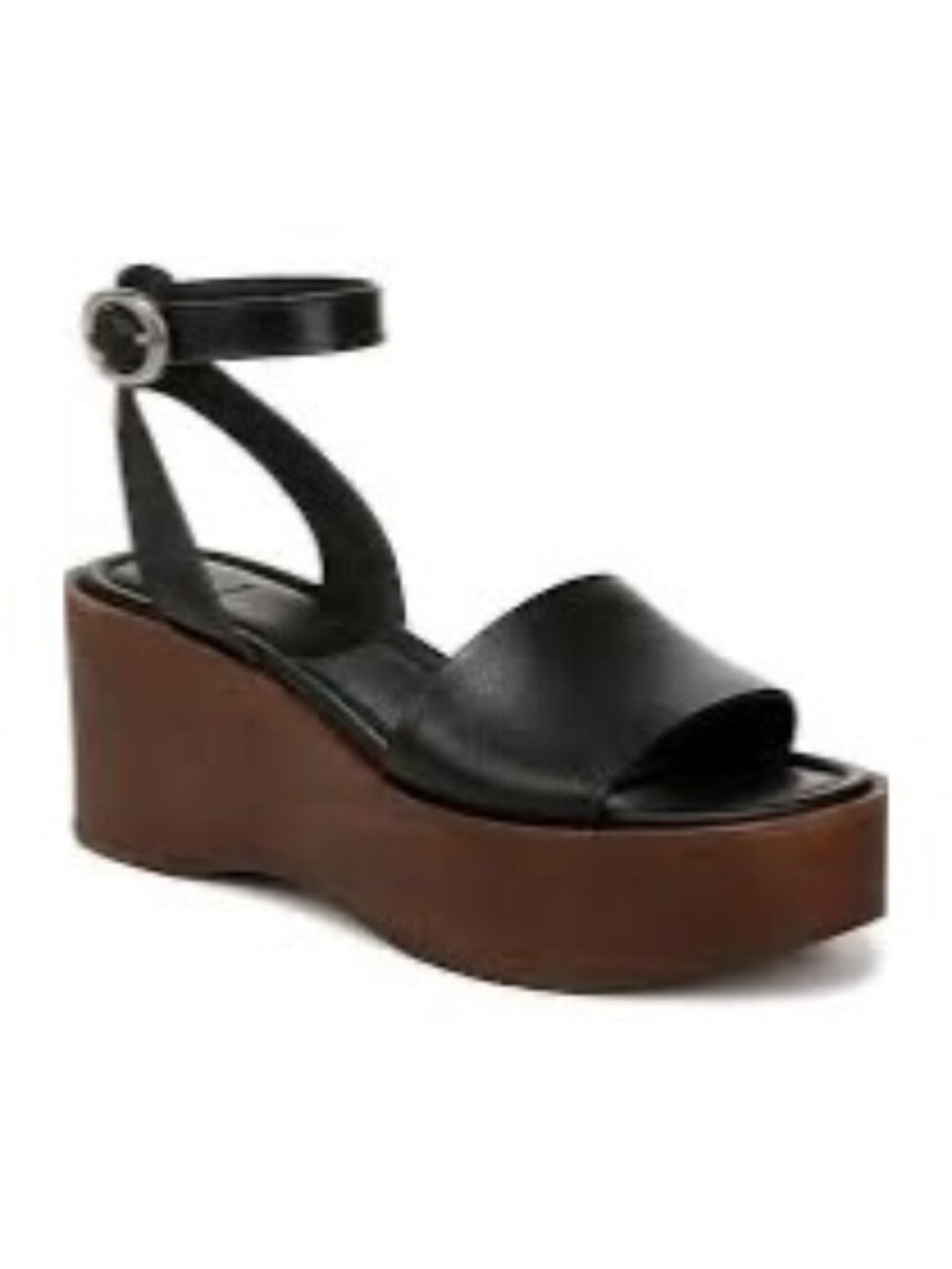 V-1. Vince Phillipa Leather Platform Sandal US 9